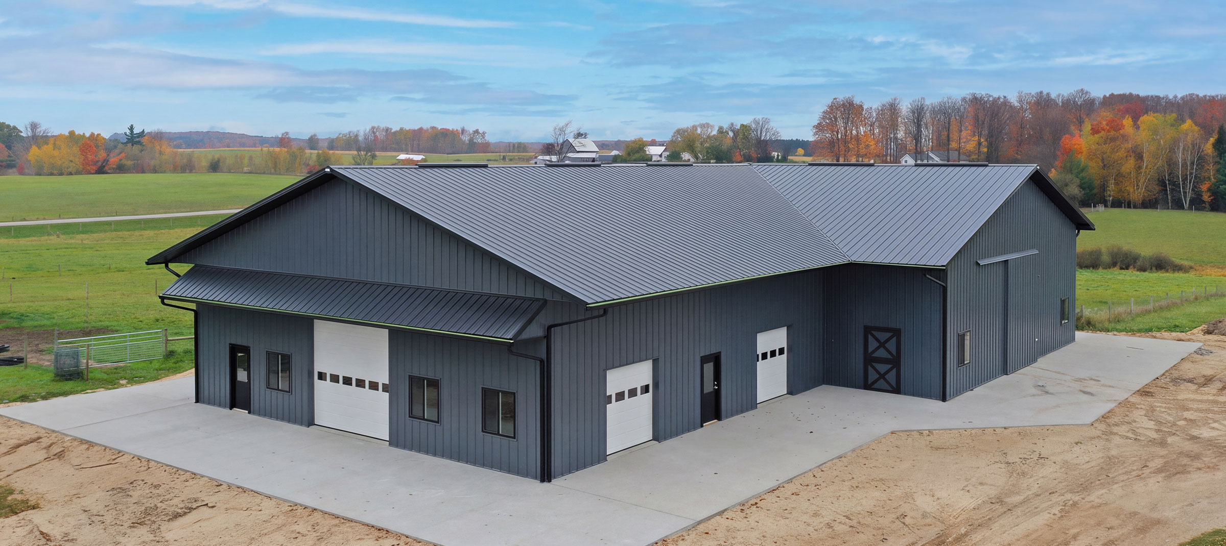 Pole Barn Ag Workshop Building